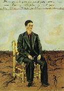 Frida Kahlo The Self-Portrait of short hair oil painting